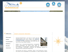Tablet Screenshot of ferienwohnanlage-partnach.de
